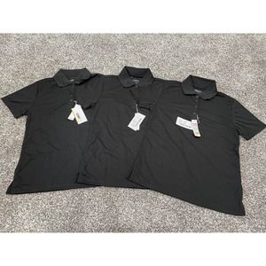 Core 365 Polo Shirt Ladies XS Black Set Of 3 UV Protection R7